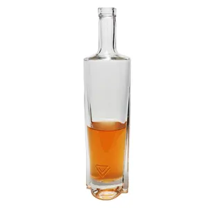 Custom 700ml Empty liquor/alcohol/spirits vodka glass bottles for europe market