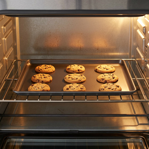 Plaque à pâtisserie 10 x 15 pouces (lot de 2), plaque de cuisson antiadhésive en acier au carbone, nettoyage facile pour la cuisson au four à domicile - Product Image 2