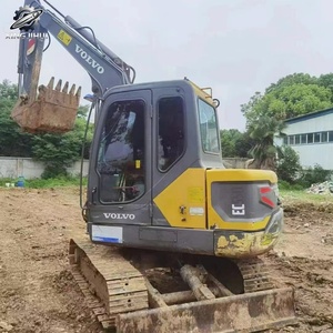 รถขุดขนาดเล็ก Volvo EC55 แบบไฮดรอลิก รถตักดินตีนตะขาบ 5 ตัน มือสอง ปี 2023 สภาพดี - Product Image 3