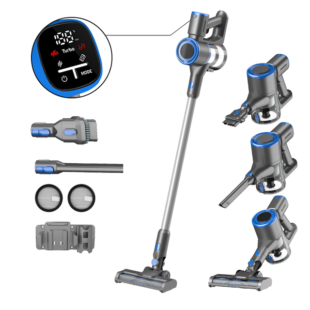 Cordless Vacuum Cleaner Stick Vacuum with Smart Display Suitable for Pet Hair Carpet Hard Floors