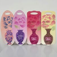Vase en papier 3D pliable créatif, sac en papier, cartes de vœux esthétiques, fleurs artisanales, ornement de table floral, kits de décoration festive