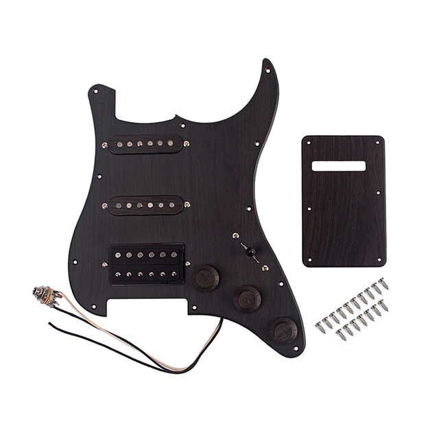 Prewired-Loaded SSH Pickguard Alnico V Pickups for Strat Guitar