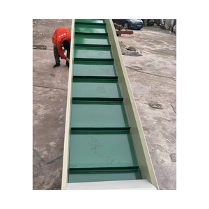 Máquina transportadora de banda de acero inoxidable para el transporte de gránulos de plástico en polvo - Product Image 1