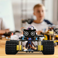 Kit de Robot Tanque Inteligente ESP32 de Robotlinking, Plataforma de Aprendizaje de Codificación STEM para Proyectos de Estudiantes, Kits de Robótica