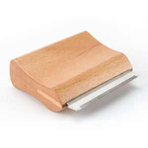 Factory Customized Wooden Handle Stainless Steel <b>Pet</b> Cat Dog Hair Removal Massage Comb Dog Grooming <b>Brush</b> - Product Image 4
