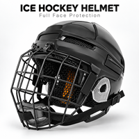 Casque de hockey sur glace réglable avec visière intégrale