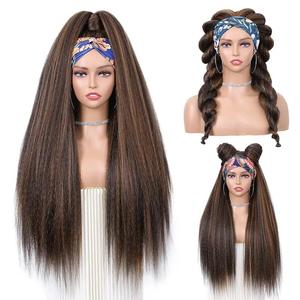 Comercio exterior transfronterizo, bandas para el cabello de moda europea y americana, pelucas falsas, explosiones, cubiertas para la cabeza, superventas africanas - Product Image 1