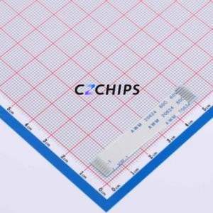 HX FFC-1.0-8P-50mm FFC Cable (Flexible Flat Cable) P=1mm Connector 8P 1mm 0.3mm Non-Inverting - Product Image 1