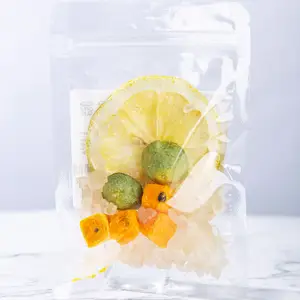 NOUVEAU |   Thé aux tranches <span class=keywords><strong>de</strong></span> fruits 15g |   Mélange <span class=keywords><strong>de</strong></span> fruits séchés faits à <span class=keywords><strong>la</strong></span> main : citron, fruits <span class=keywords><strong>de</strong></span> <span class=keywords><strong>la</strong></span> <span class=keywords><strong>passion</strong></span>, kiwi, fraises et fleurs, 16 saveurs en sachet - Product Image 1