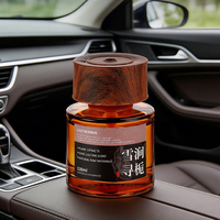 Diffuseur de parfum en verre naturel pour voiture, nouveau style, vente en gros, diffuseur à bâtonnets, longue durée, sans BPA, parfum spa, désodorisant d'ambiance