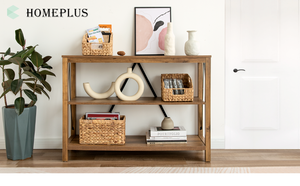 Panier de rangement pour pain en matériaux naturels Homeplus, tissé à la main en algues marines, panier à livres, grand panier, panier pour articles divers, <span class=keywords><strong>cuisine</strong></span> - Product Image 4