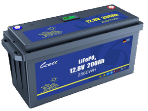 Batería de ciclo profundo LiFePO4 de 12V 200Ah con BMS inteligente para RV, marina, energía solar y sistemas fuera de la red, actualización confiable - Product Image 4