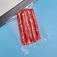 Sacs sous vide gaufrés QH-2030 90 microns PA+PE pour la conservation des aliments, sacs en plastique co-extrudés à 7 couches, étanches à l'air et thermoscellables