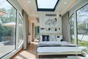 <strong>Bathroom</strong> and Kitchen Toilet <strong>Shower</strong> Prefabricated House Galvanized Steel Frame Small House Al. Alloy Shell Modern Space <strong>Capsule</strong> - Product Image 3