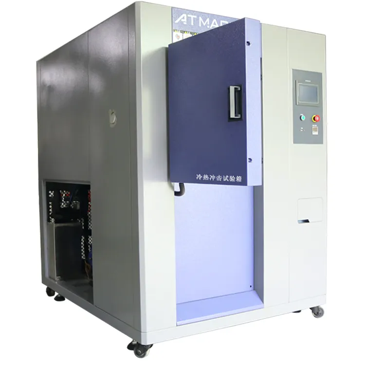 Hot And Cold Shock Testing Machine Environmental Test Chamber Programmable Three Zone Thermal Shock Chamber