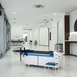 Điện kéo giường cổ tử cung thắt lưng massage tính năng cho cột sống trở lại chỉnh khung kim loại CE chứng nhận <span class=keywords><strong>Class</strong></span> II thiết bị - Product Image 1