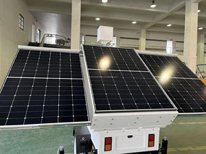 Hệ thống giám sát an ninh bằng camera di động trên xe kéo năng lượng mặt trời, xe kéo năng lượng mặt trời dùng cho ngoài trời - Product Image 5