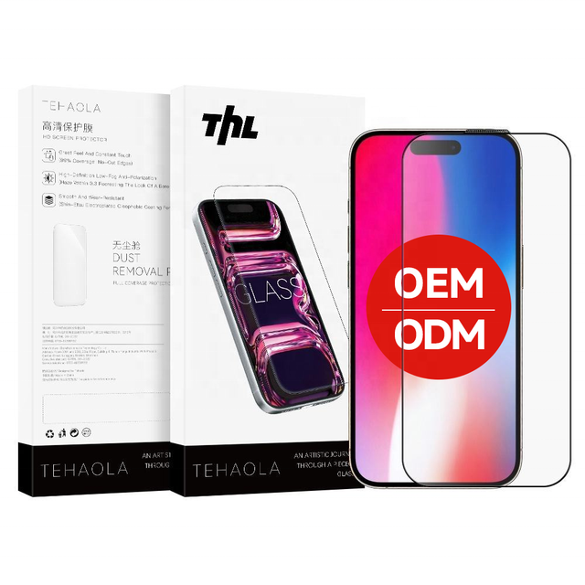 Tempered Glass Screen Protector 9H HD Clear 2.5D 0.33mm High Transparency for iPhone 18 17 16 15 14 13 12 11 X
