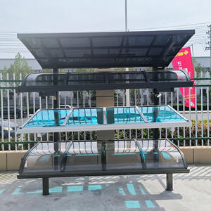 Abri de <span class=keywords><strong>voiture</strong></span> moderne en polycarbonate, grande taille, robuste, facile à assembler, imperméable, pour cour, pergola, gazebo - Product Image 5