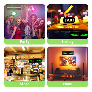 Hengxuan thông minh RGB LED Strip Đăng Board app bằng giọng nói/nút điều khiển lập trình linh hoạt hiển thị LED màn hình mềm cho cửa sổ xe - Product Image 3