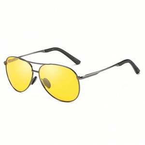 Gafas de Sol Polarizadas de Piloto con Logotipo Personalizado, al por Mayor, de Alta Calidad, con Protección UV400 y Visión Nocturna para Hombre - Product Image 2