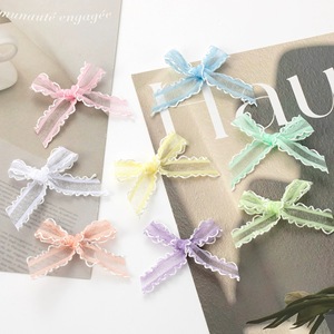 Cinta de Organza de 1 cm con Doble Borde Blanco, Rollo Grande, para Manualidades, Lazos, Accesorios para el Cabello, Ropa de Muñecas, Calcetines para Niños, Decoración - Product Image 3