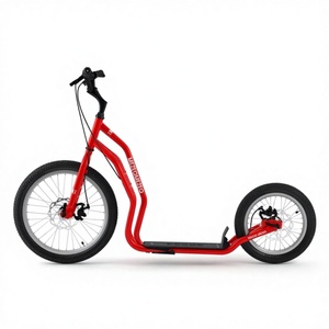 Vendita calda non elettrica kid kick scooter ruota max utente di caricamento a pedale scooter con freno a mano per adolescenti kick bike - Product Image 1