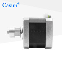 Diskon terbaik NEMA 17 Hybrid 2-Phase Stepping Motor 42x42x40mm Timing Pulley penawaran khusus untuk waktu Hybrid Stepper Motor