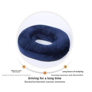 Coussin de siège de voiture orthopédique pour coccyx, ergonomique en <span class=keywords><strong>mousse</strong></span> à mémoire de forme et gel ventilé, pour adultes et conducteurs – Fournisseur direct usine OEM ODM - Product Image 2
