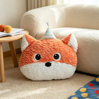 Coussin lesté anti-stress en peluche super douce en forme de cochon version Q, 40 cm, rembourré en coton PP, matière polyester, pour anniversaire