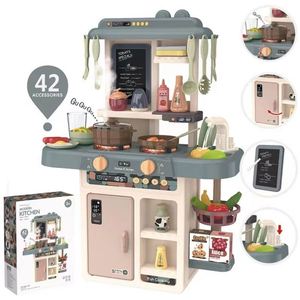 Ensemble de jeu de rôle de cuisine pour tout-petits personnalisé, jouets de cuisine en bois pour enfants avec sons et lumières pour filles - Product Image 1