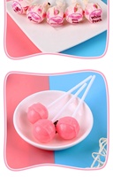 Permen Lolipop Buah Persik Putih Grosir, Permen Lolipop Bulat Pink, OEM Label Pribadi, Permen Suvenir Pernikahan