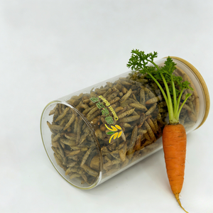 Larves de Mouches Soldat Noires Séchées 100% Naturelles Riches en Calcium pour Nourrir les Oiseaux, les Poissons et les Hamsters – Protéines d'Insectes et Vers Séchés - Product Image 5