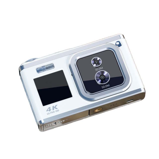 Full hd Vlogging Vintage Camcorder Retro Digital 16x Zoom Photo Video Camera 4k Digital Compact Camera With Dual Screen