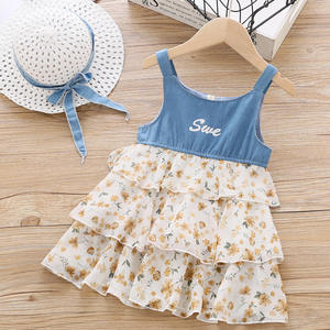 Vestidos de Mezclilla para Niñas, Estilo Princesa, al por Mayor, Producto Nuevo, de Fábrica de Ropa Infantil en China - Product Image 4