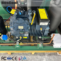 Unité de condensation semi-hermétique de type H Donpos refroidie par air pour les projets d'ingénierie de stockage frigorifique à grande échelle dans le traitement alimentaire