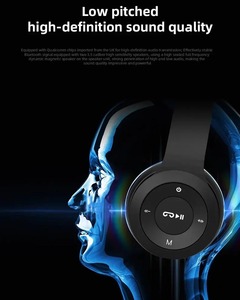 P47 5.0 ワイヤレスヘッドホン 折りたたみ式 HIFI ステレオベースイヤホン 子供用ヘルメット型ギフト マイク付き USBアダプター iPhoneゲーム対応 - Product Image 5