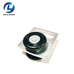 Accesorios de ventana Polea de herrajes para puerta de armario Rueda de doble pista resistente Armario de cocina Rodillos de puerta corredera de nailon - Product Image 1