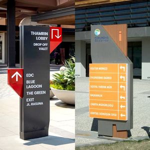 Ventes Flash : Panneau Publicitaire LED Personnalisé en Acier Inoxydable et Aluminium, Boîtes Lumineuses <span class=keywords><strong>de</strong></span> Signalisation et <span class=keywords><strong>de</strong></span> Guidage, Modèle Rectangulaire - Product Image 4