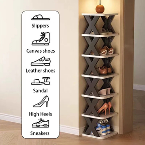 Detachable Multi-Layer Shoe Rack Colorful Simple Household Storage Cabinet Efficient Space Saving <b>Solution</b> - Product Image 2
