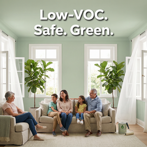 Low Odor Eco Friendly Low VOC Waterproof Protective <b>Coating</b> Non Toxic Safe Water Based <b>Paint</b> For Indoor Residential Building Use - Product Image 3