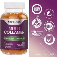 Complément OEM de collagène en poudre et gommes avec L-Glutathion antioxydant, certifié par un tiers, personnalisable