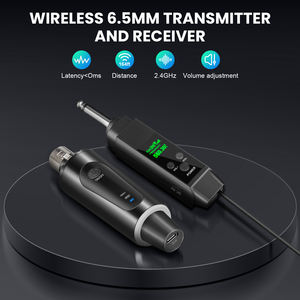 Transmisor de Micrófono Inalámbrico XLR Profesional TS4-2 de 2.4G con Receptor, Alcance de 30-50m, 8 Horas de Duración de la Batería - Product Image 2