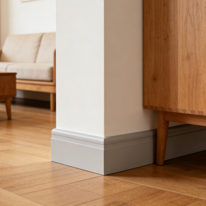 S114-G, 4.5''High Quality <strong>Pvc</strong> Skirting Board Wall Base Manufacturer Vinyl Wall Base Cove Base Vinyl <strong>Baseboard</strong> Molding - Product Image 3