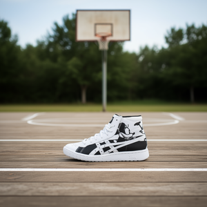 Zapatillas de Baloncesto Asics Gel-Ptg Mt para Hombre, Blancas y Negras, Parte Superior Sintética, Suela de Goma, Cierre con Cordones, Punta Redonda, para Todas las Temporadas - Product Image 2