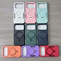 Nouvelle arrivée, étui de téléphone avec support magnétique pour iPhone 18 Pro Max, pour iPhone 17, 16, 15, 14 Pro Max, accessoires pour téléphone, charge sans fil