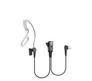 Écouteur espion noir dissimulé pour talkie-walkie portable, radio bidirectionnelle avec interface 3,5 mm, tube acoustique, écouteur - Product Image 1