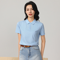 Polo personnalisé taille européenne en mélange de coton 210g, manches courtes, avec logo brodé, pour tenue de travail d'entreprise, publicité et événements culturels