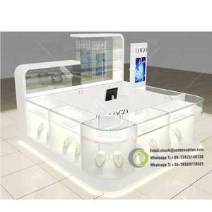 كشك عرض المجوهرات الحديثة تصميم كشك مع الزجاج والخشب لـ ، ولعرض المجوهرات - Product Image 1