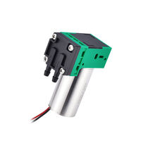 Pompe à diaphragme à pression négative, petite micro-pompe à vide, pompe d'échantillonnage et d'analyse électrique 12V/24V, membrane HNBR, 4 LPM